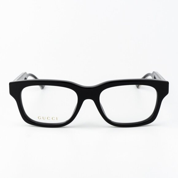 Gucci Men Eyeglasses Black Square GG1731O 001 BRAND NEW - Picture 1 of 11